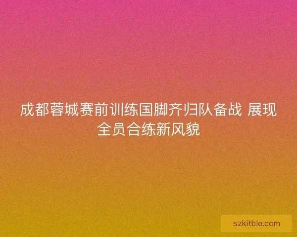 成都蓉城赛前训练国脚齐归队备战 展现全员合练新风貌